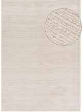 Carmel Cream-Beige Striped Rug 6010 by The Rugs