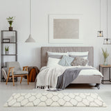 The Rugs - Moroccan Ivory Shaggy Rug | 600