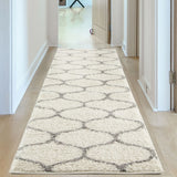The Rugs - Moroccan Ivory Shaggy Rug | 600