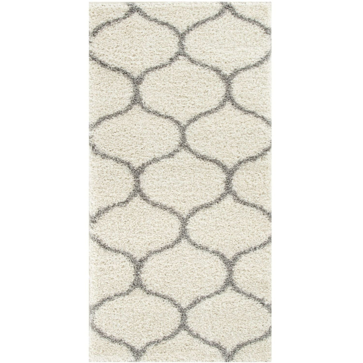 The Rugs - Moroccan Ivory Shaggy Rug | 600