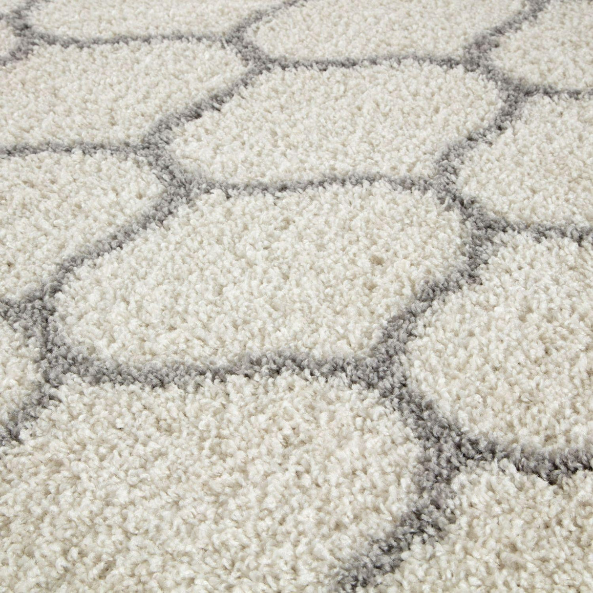 The Rugs - Moroccan Ivory Shaggy Rug | 600