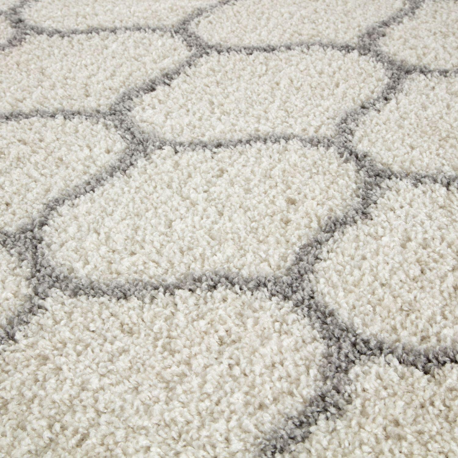 The Rugs - Moroccan Ivory Shaggy Rug | 600
