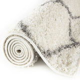 The Rugs - Moroccan Ivory Shaggy Rug | 600