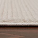 The Rugs Carmel Cream Striped Rug 6010