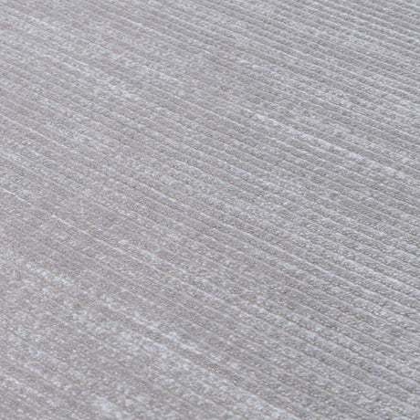 Carmel Grey-Cream Striped Rug | 6020