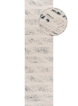 The Rugs Carmel Cream‑Blue Abstract Rug 6030