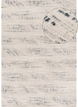 The Rugs Carmel Cream‑Blue Abstract Rug 6030