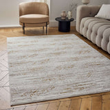 Carmel Cream‑Gold Abstract Rug 6030 by The Rugs