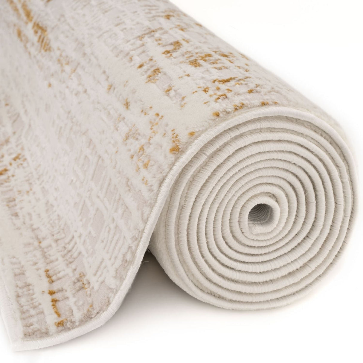 Carmel Cream‑Gold Abstract Rug 6030 by The Rugs