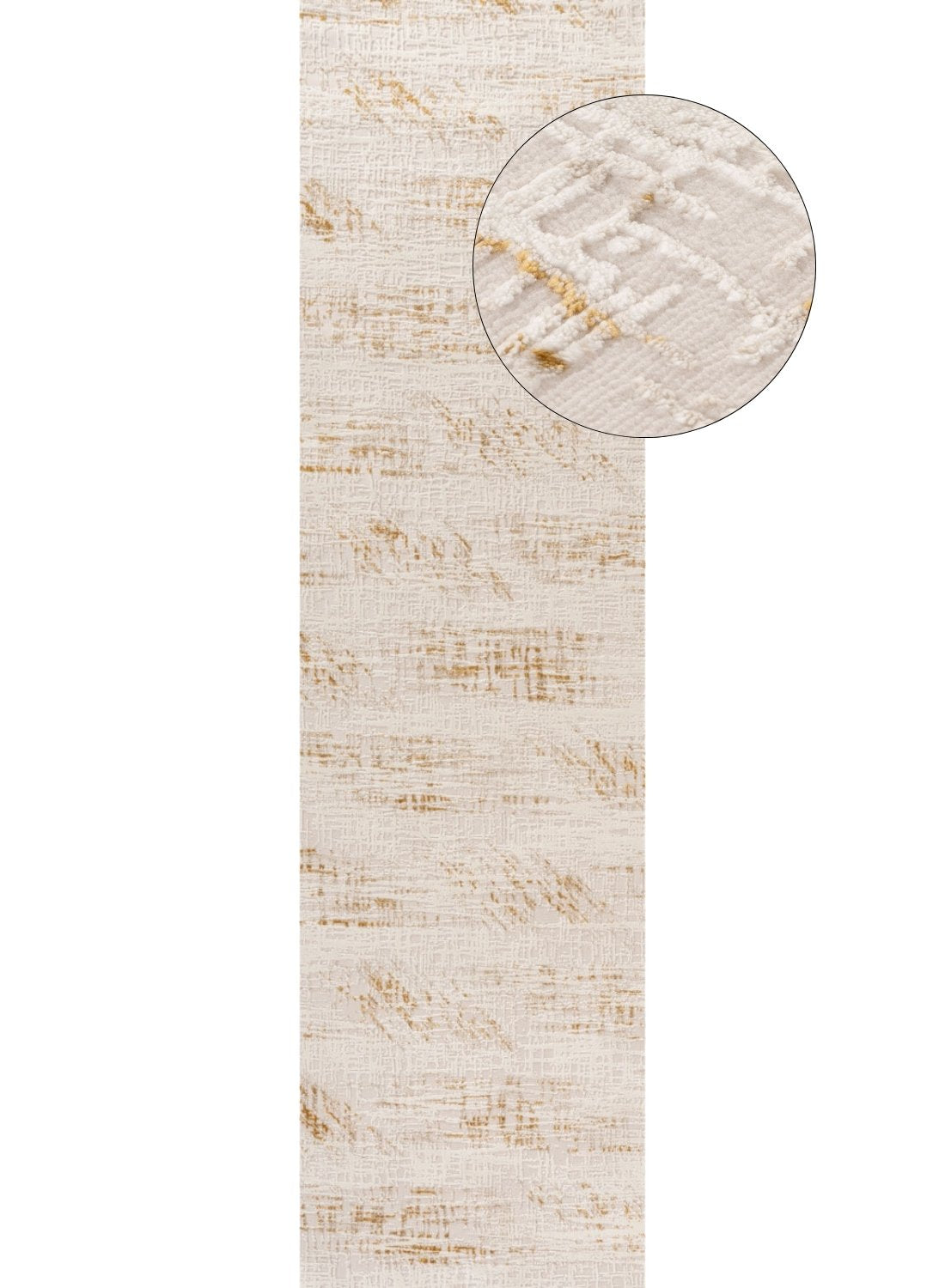 Carmel Cream‑Gold Abstract Rug 6030 by The Rugs