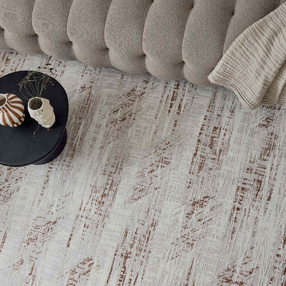 Carmel Cream-Terra Abstract Rug | 6030