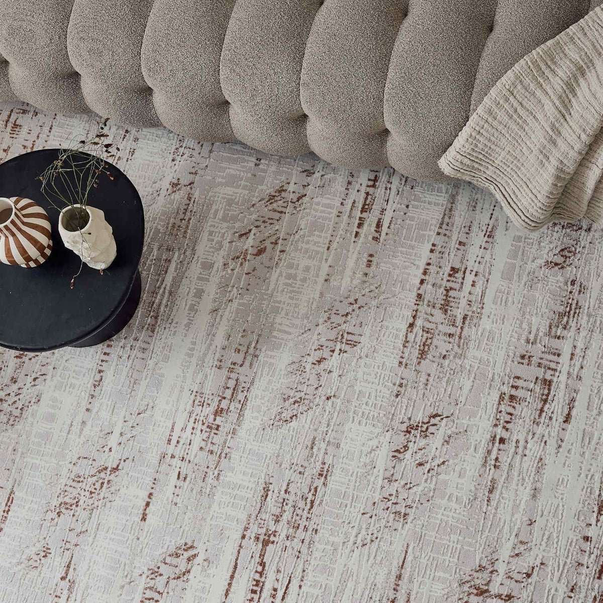 Carmel Cream-Terra Abstract Rug | 6030