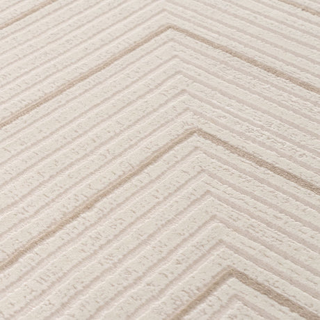 Carmel Cream-Beige Geometric Rug 6040 | The Rugs