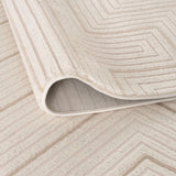 Carmel Cream-Beige Geometric Rug 6040 | The Rugs