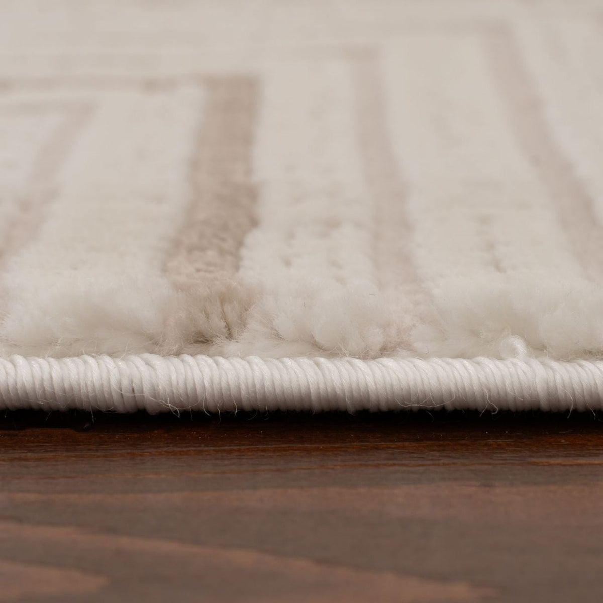 Carmel Cream-Beige Geometric Rug 6040 | The Rugs