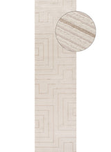 Carmel Cream-Beige Geometric Rug 6040 | The Rugs