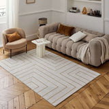 Carmel Cream-Gold Geometric Rug 6040 | The Rugs