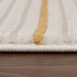 Carmel Cream-Gold Geometric Rug 6040 | The Rugs