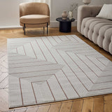 The Rugs Carmel Cream-Terra Geometric Rug 6040