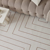 The Rugs Carmel Cream-Terra Geometric Rug 6040