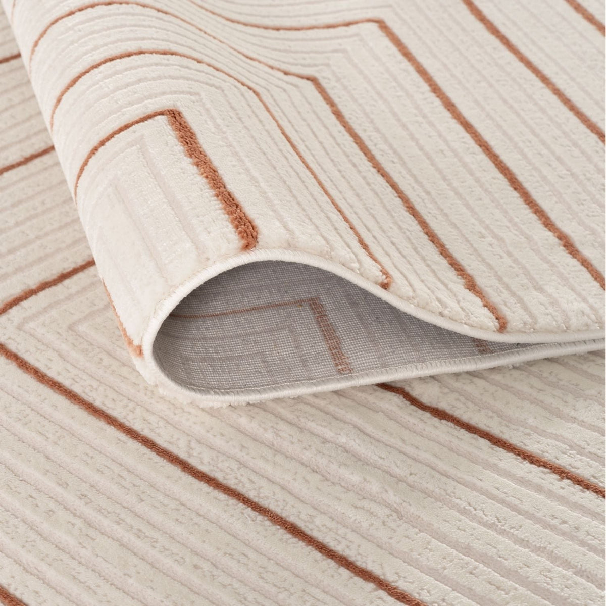 The Rugs Carmel Cream-Terra Geometric Rug 6040