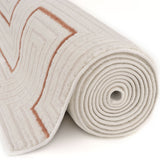The Rugs Carmel Cream-Terra Geometric Rug 6040
