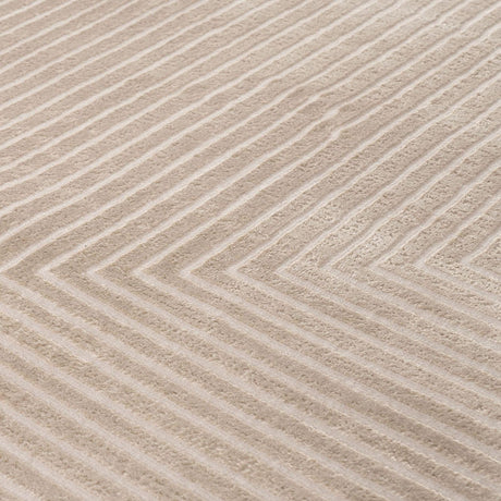 Carmel Beige-Cream Geometric Rug | 6050