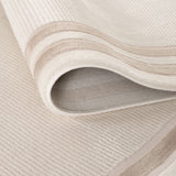 Carmel Cream‑Beige Bordered Rug 6060 from The Rugs