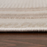 Carmel Cream‑Beige Bordered Rug 6060 from The Rugs