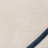Carmel Cream‑Blue Bordered Rug 6060 | The Rugs