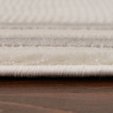 Carmel Cream-Grey Bordered Rug | 6060