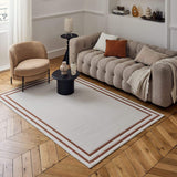 Carmel Cream-Terra Bordered Rug | 6060