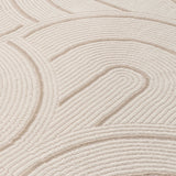 The Rugs Carmel Cream-Beige Geometric Rug 6070
