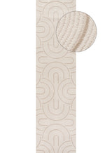 The Rugs Carmel Cream-Beige Geometric Rug 6070