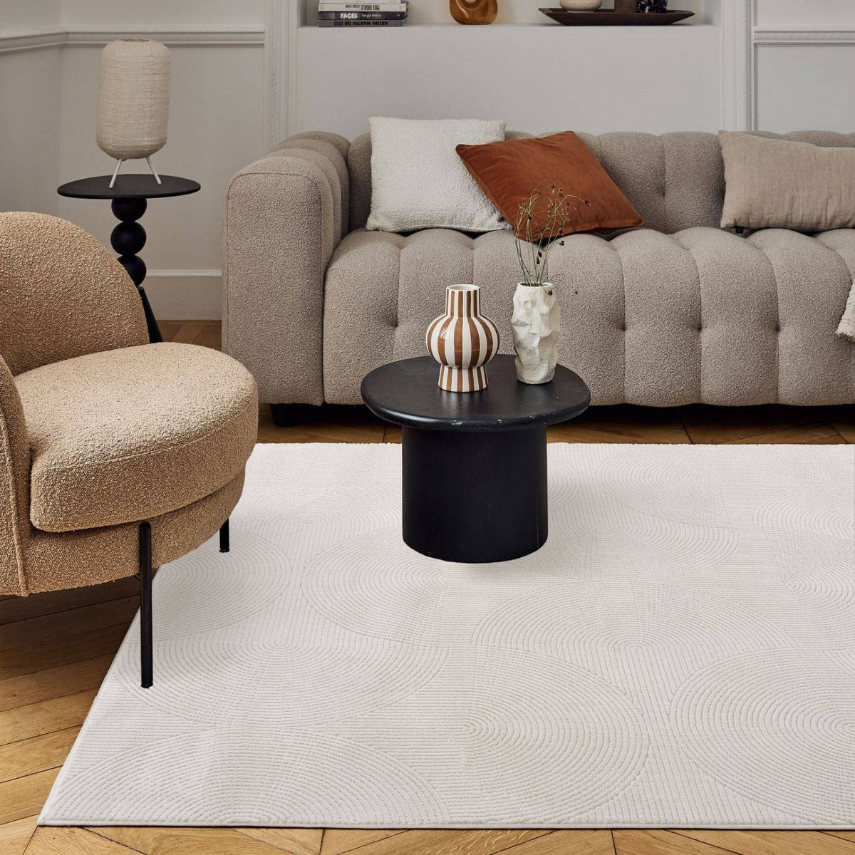 The Rugs Carmel Cream Geometric Rug | 6070