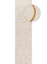 Carmel Cream-Gold Geometric Rug | 6070