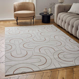 The Rugs Carmel Cream-Terra Geometric Rug 6070