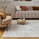 The Rugs Carmel Cream-Terra Geometric Rug 6070