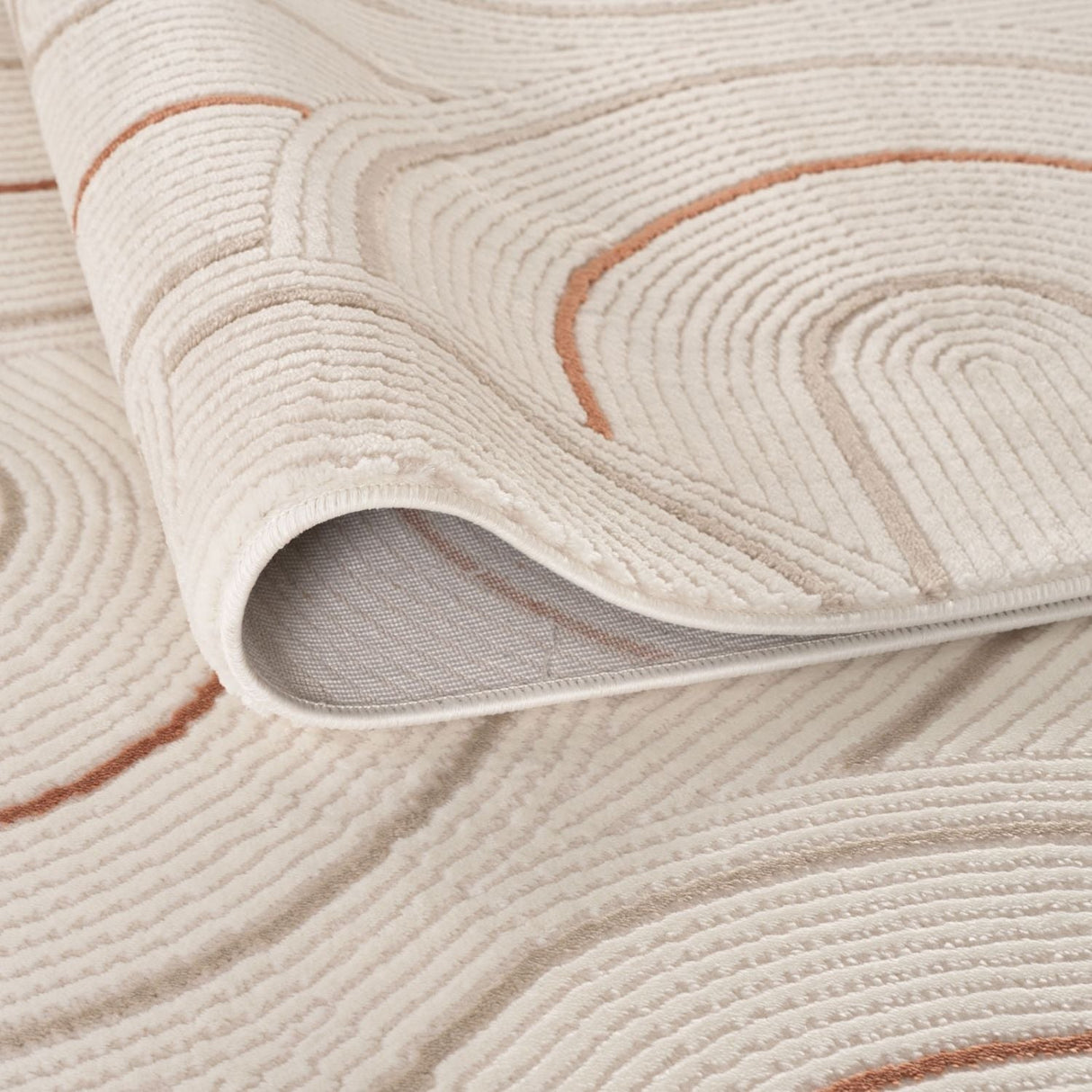 The Rugs Carmel Cream-Terra Geometric Rug 6070