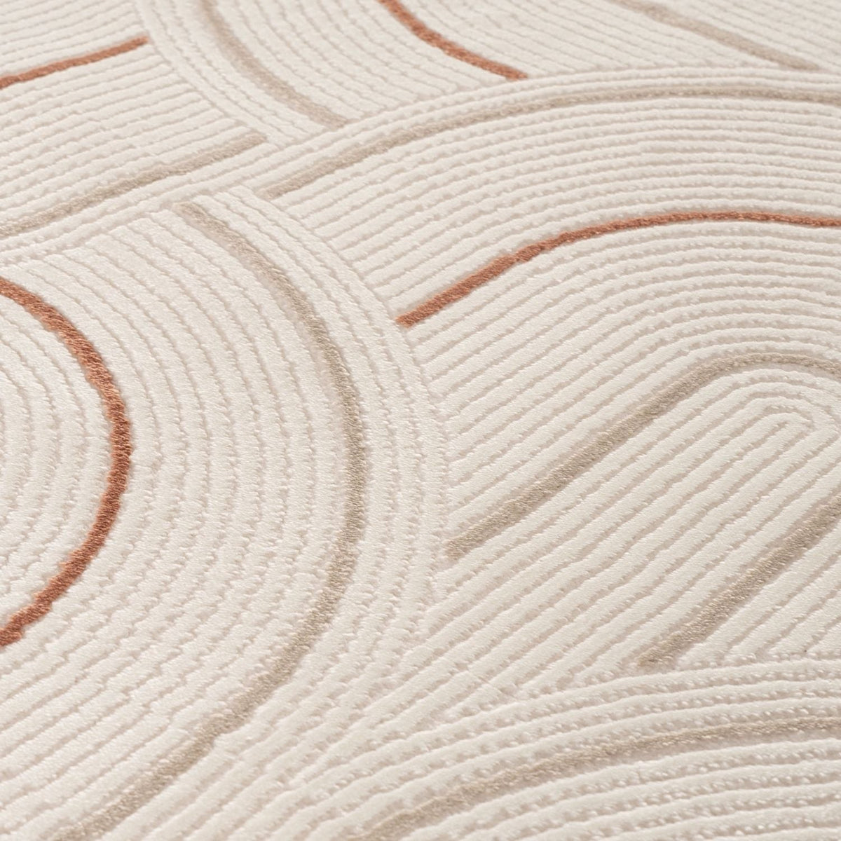 The Rugs Carmel Cream-Terra Geometric Rug 6070