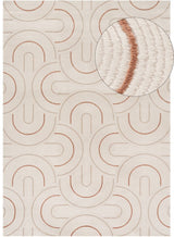 The Rugs Carmel Cream-Terra Geometric Rug 6070