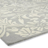 Heritage Lavender Floral Wool Rug by The Rugs