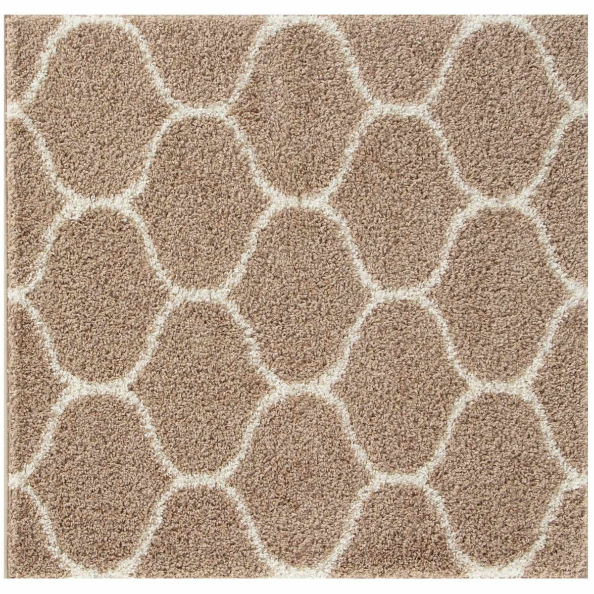 Moroccan Beige Shaggy Rug | 620