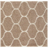 Moroccan Beige Shaggy Rug | 620