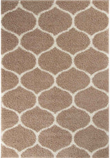 Moroccan Beige Shaggy Rug | 620