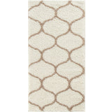 Moroccan Ivory Shaggy Rug 630 by The Rugs