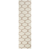 Moroccan Ivory Shaggy Rug 630 by The Rugs