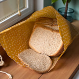 Lou-bees Toadstool Beeswax Food Storage Green Bags