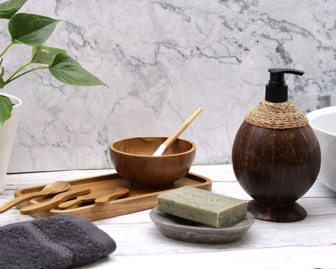 HatiNest Natural Coconut Soap Dispenser - 300ml