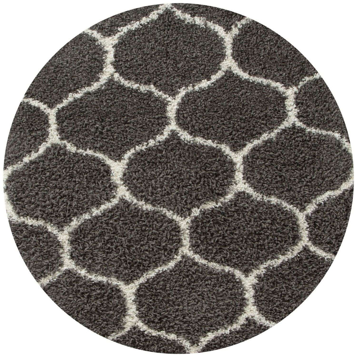 The Rugs - Moroccan Dark Grey Shaggy Rug | 640